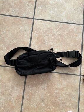 Classic Black Nylon Crossbody Belt Bag